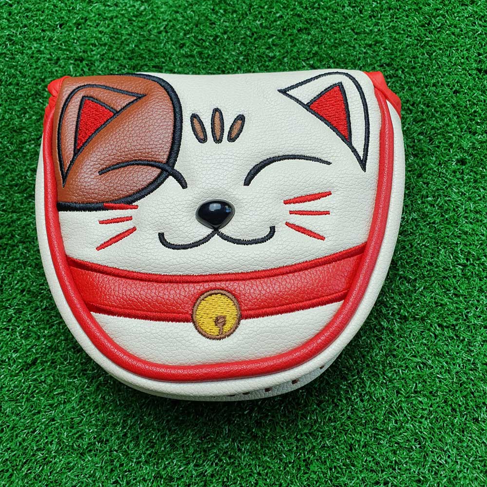 고양이 반달형 말렛 퍼터커버 / 퍼트 카바 여성용 남성용 골프용품